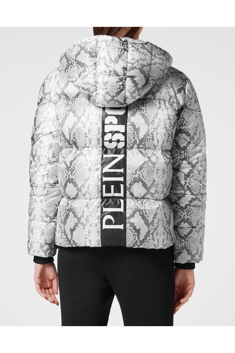 Nylon Puffer Jacket Pitone Women, Alternate, color, grey