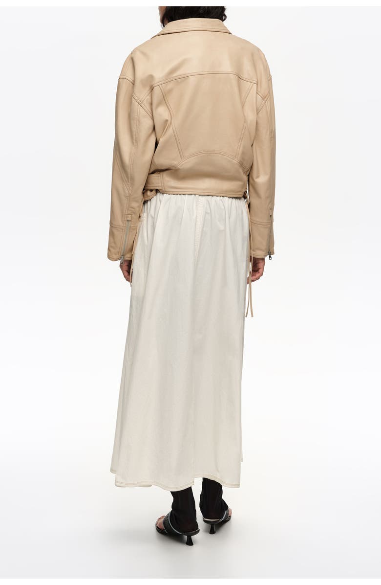 Bimba y Lola A-Line Skirt With Buttons, Alternate, color, Ivory
