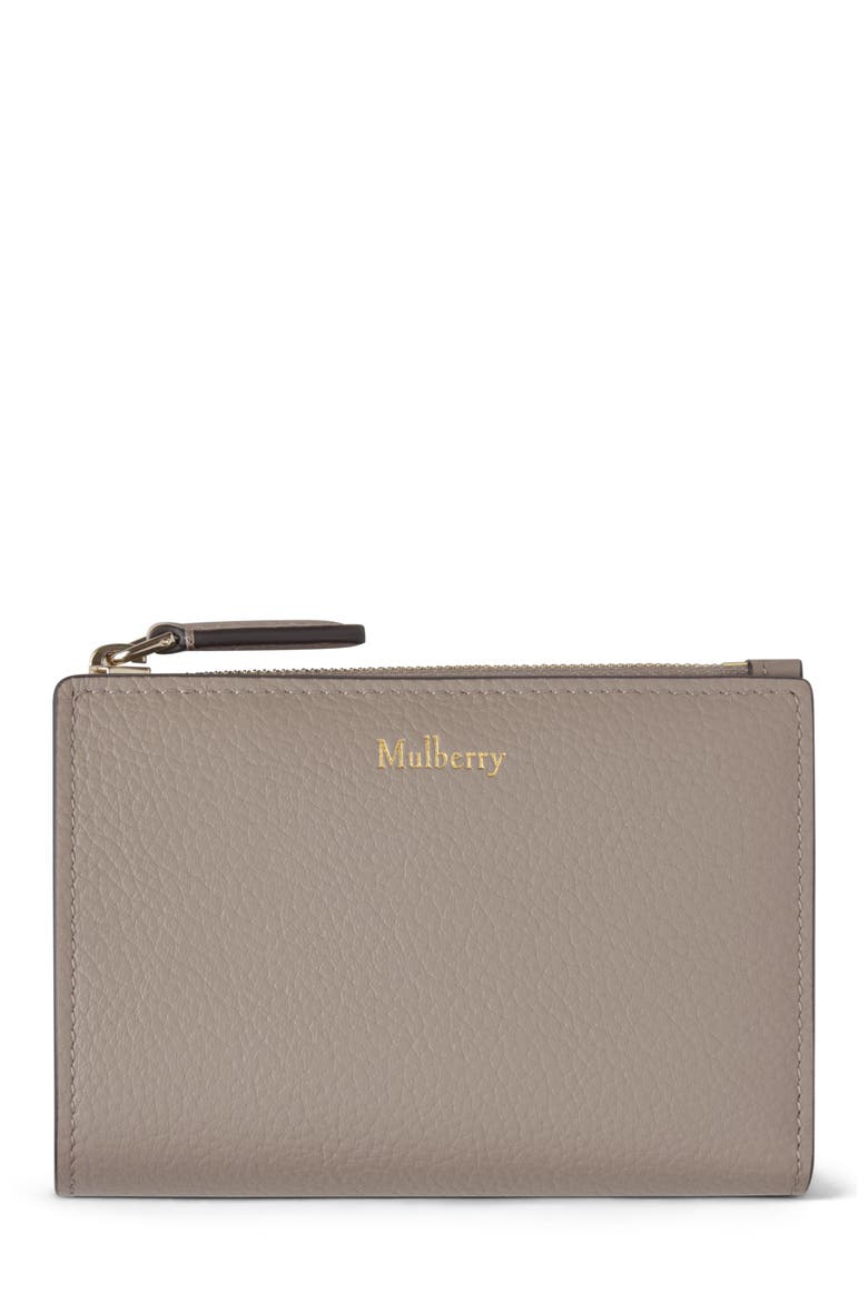 Continental Bifold Zipped Wallet, Main, color, Cashmere Taupe