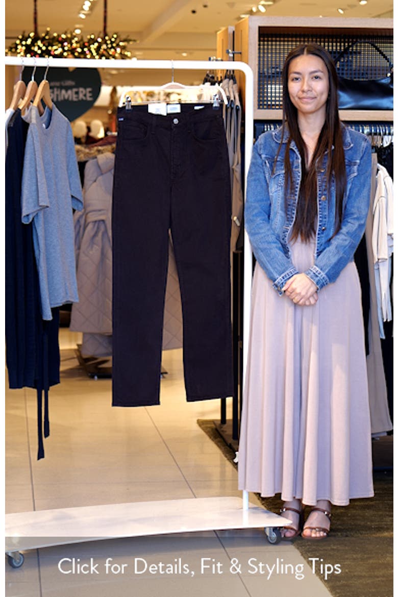 Caia High Waist Ankle Straight Leg Jeans video