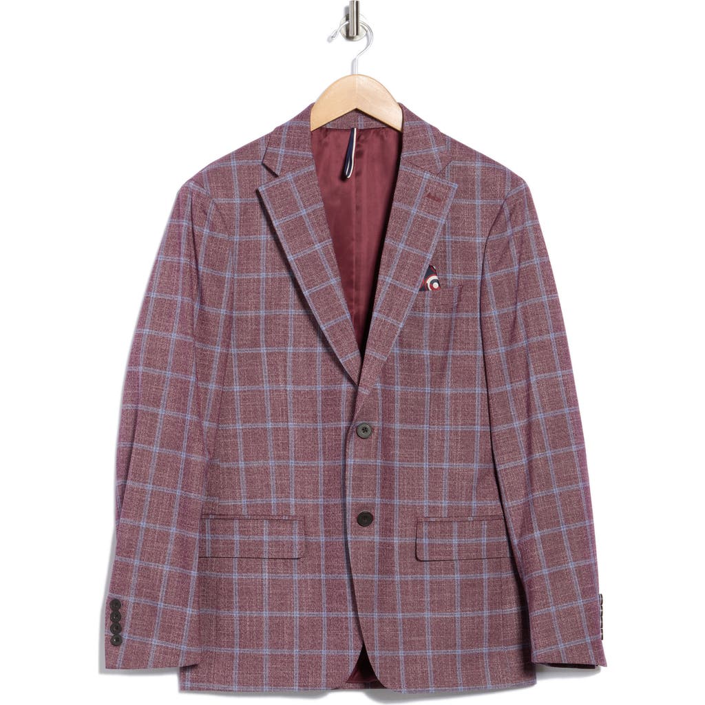 Ben Sherman Notch Sports Coat In Red