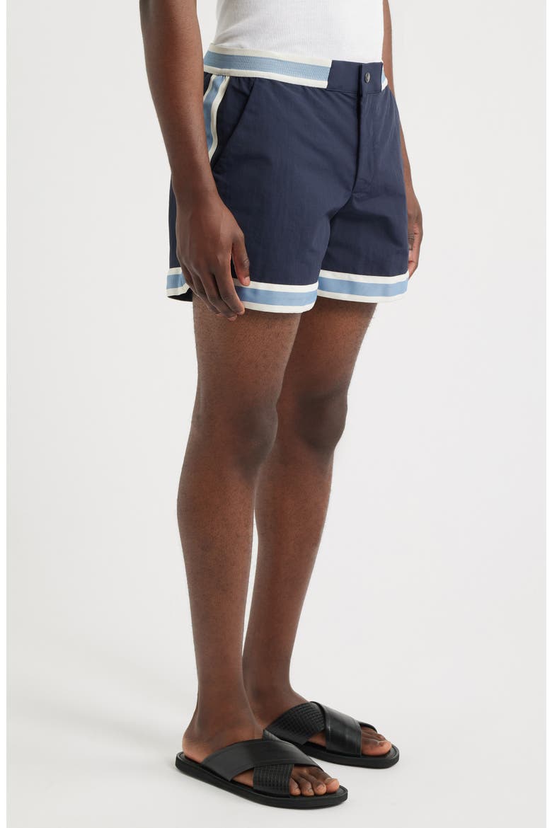 Baller Recycled Nylon Swim Trunks, Alternate, color, NAVY- 12