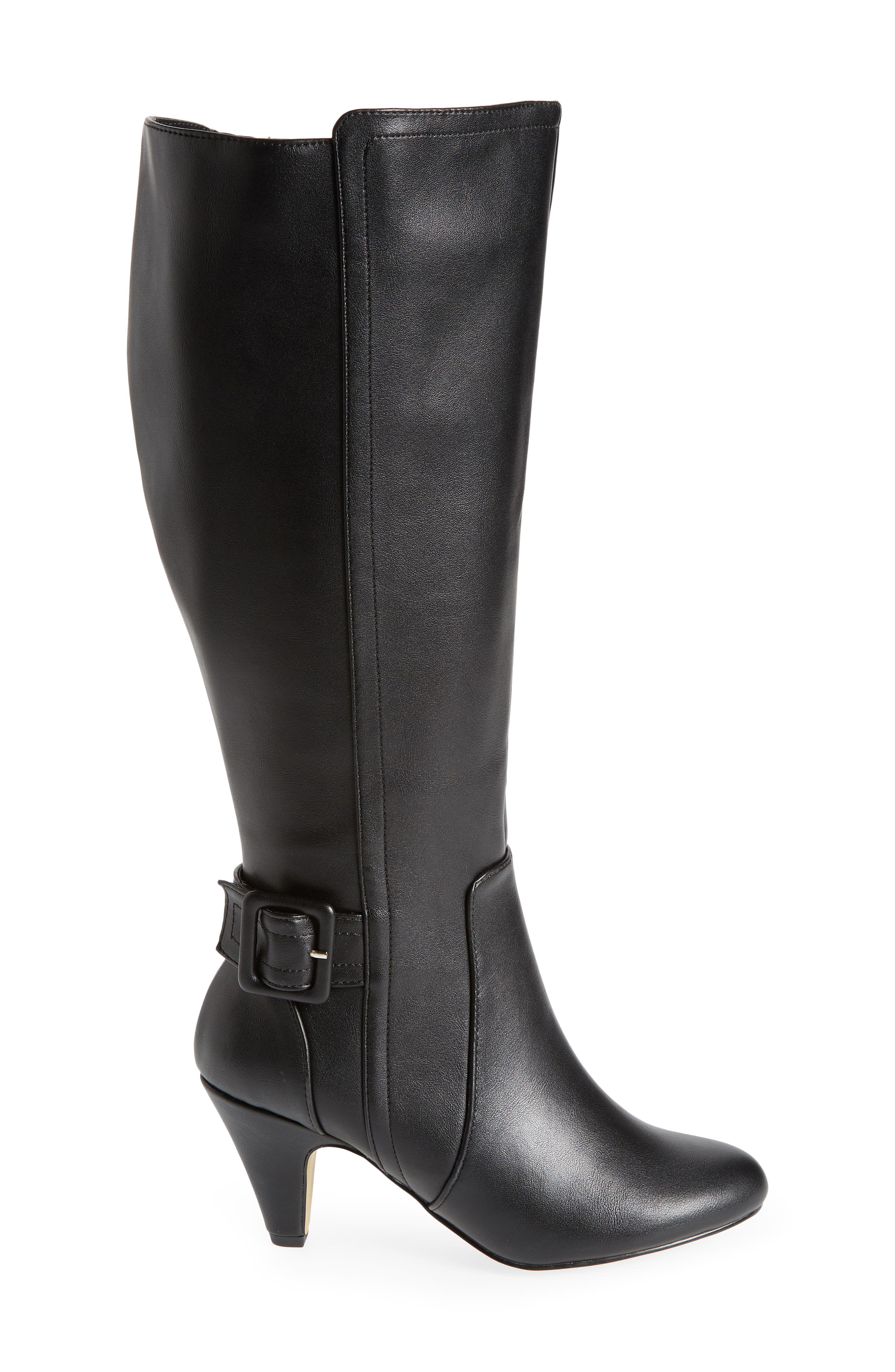Bella Vita Troy II Knee High Boot, Alternate, color, Black