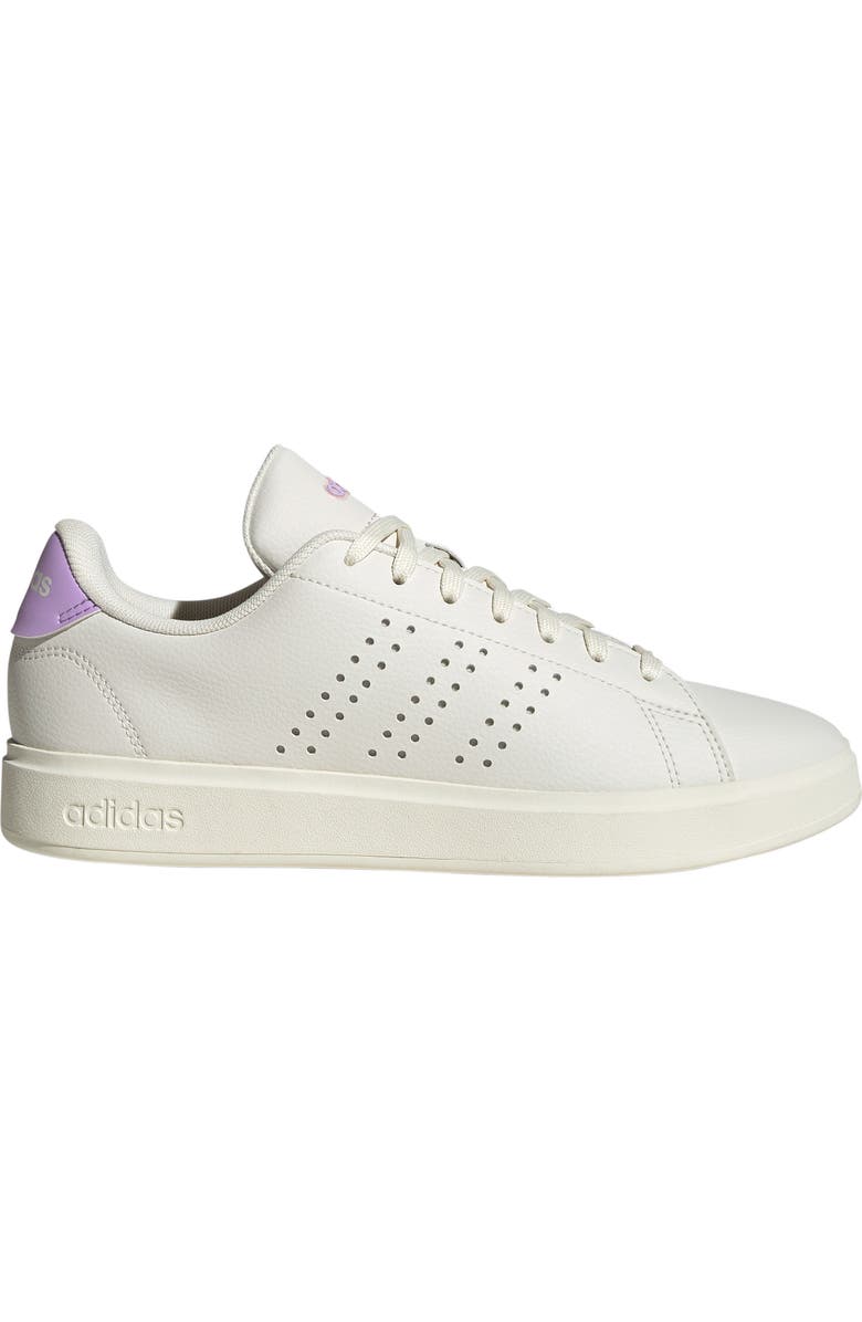 adidas Advantage 2.0 Sneaker, Alternate, color, Off White/ Off White/ Plum