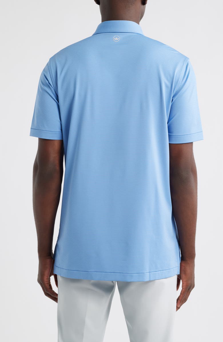 Peter Millar Highland Performance Jersey Polo, Alternate, color, Evening Tide
