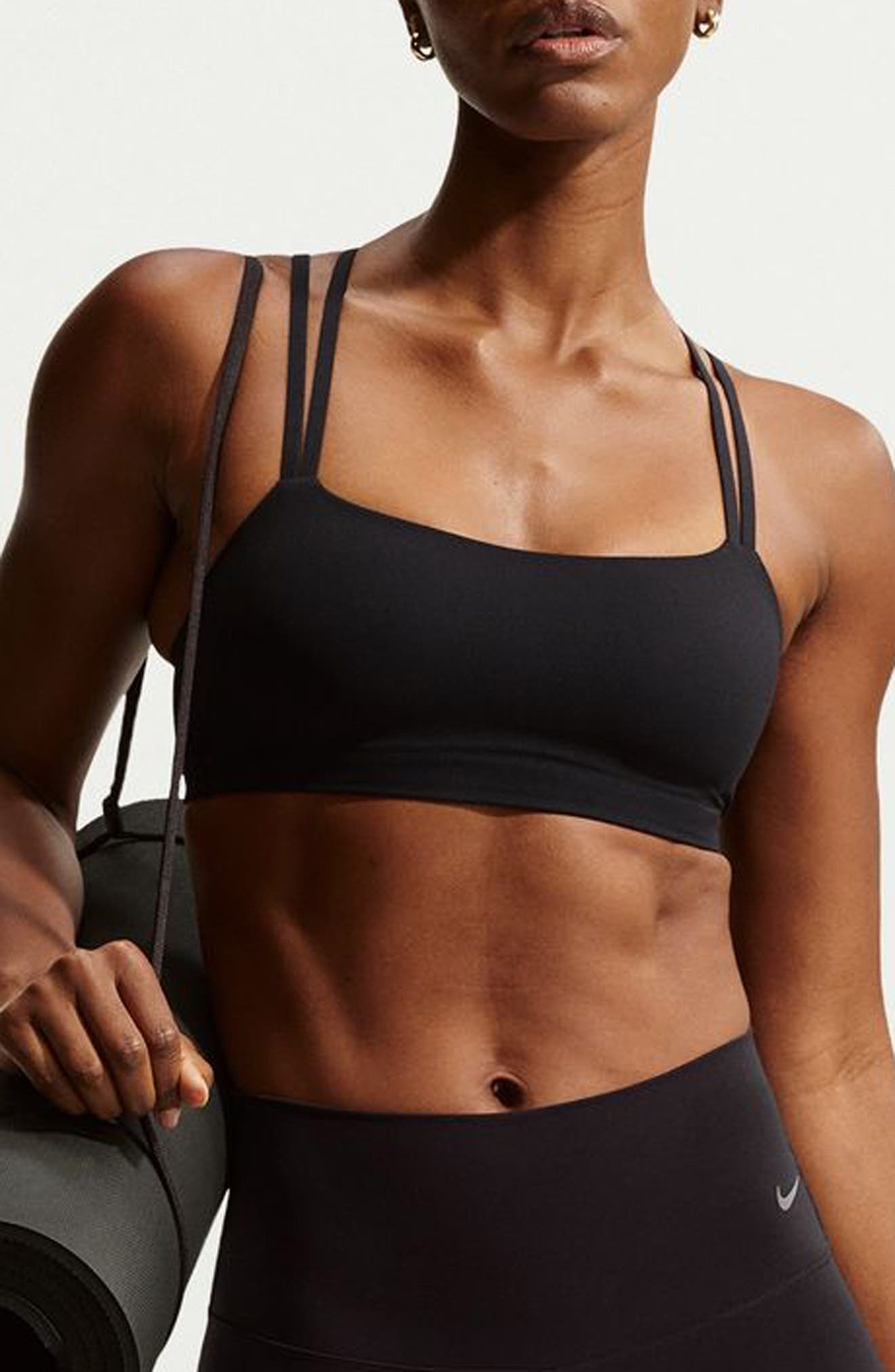 nike women's favorites strappy light support sports bra