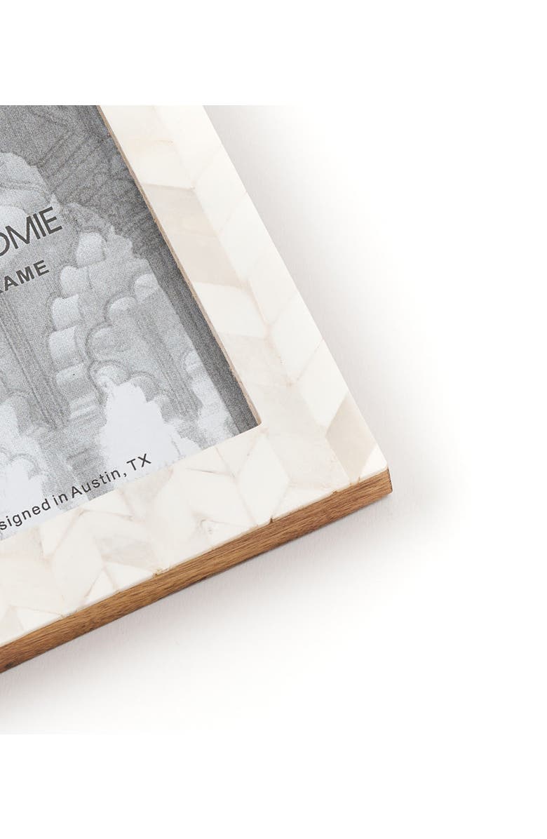 Matr Boomie Artemis Picture Frame - Carved Bone, Alternate, color, White