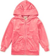 Tea Collection Cat Ears Velour Hoodie