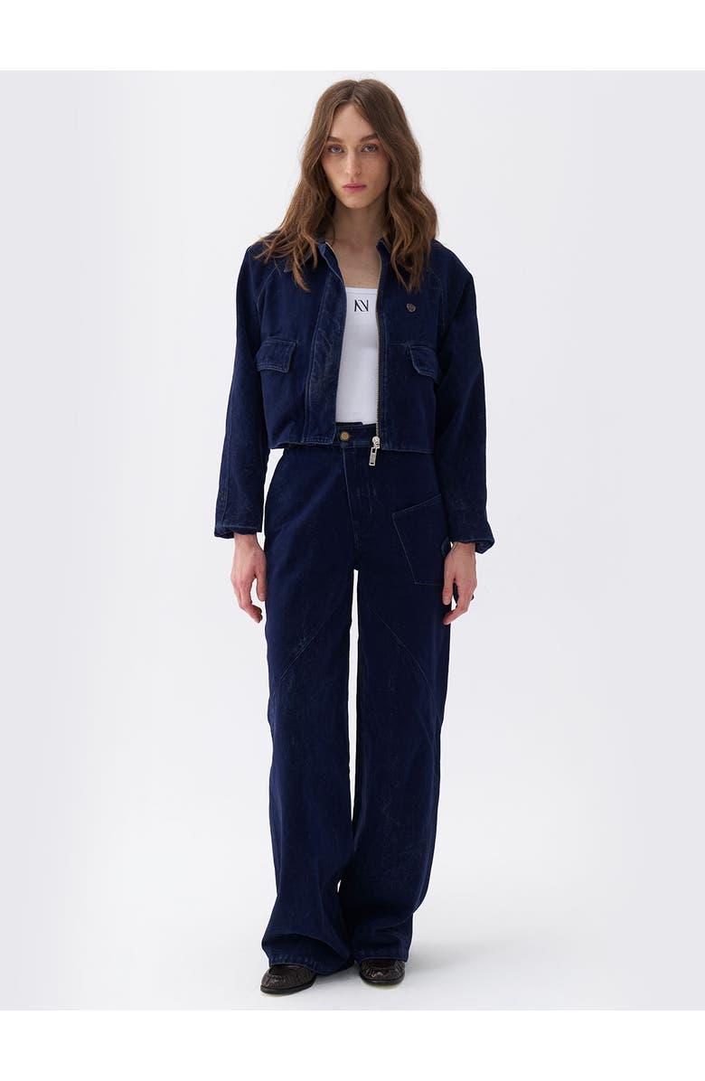 Nocturne High Waist Velvet Pants, Alternate, color, 