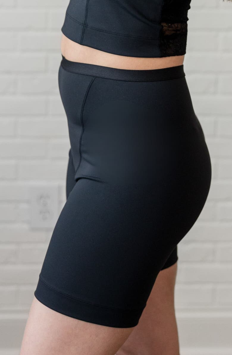 Davin & Adley Mia Maternity and Postpartum Recovery Underwear, Boxer Short, Alternate, color, Black