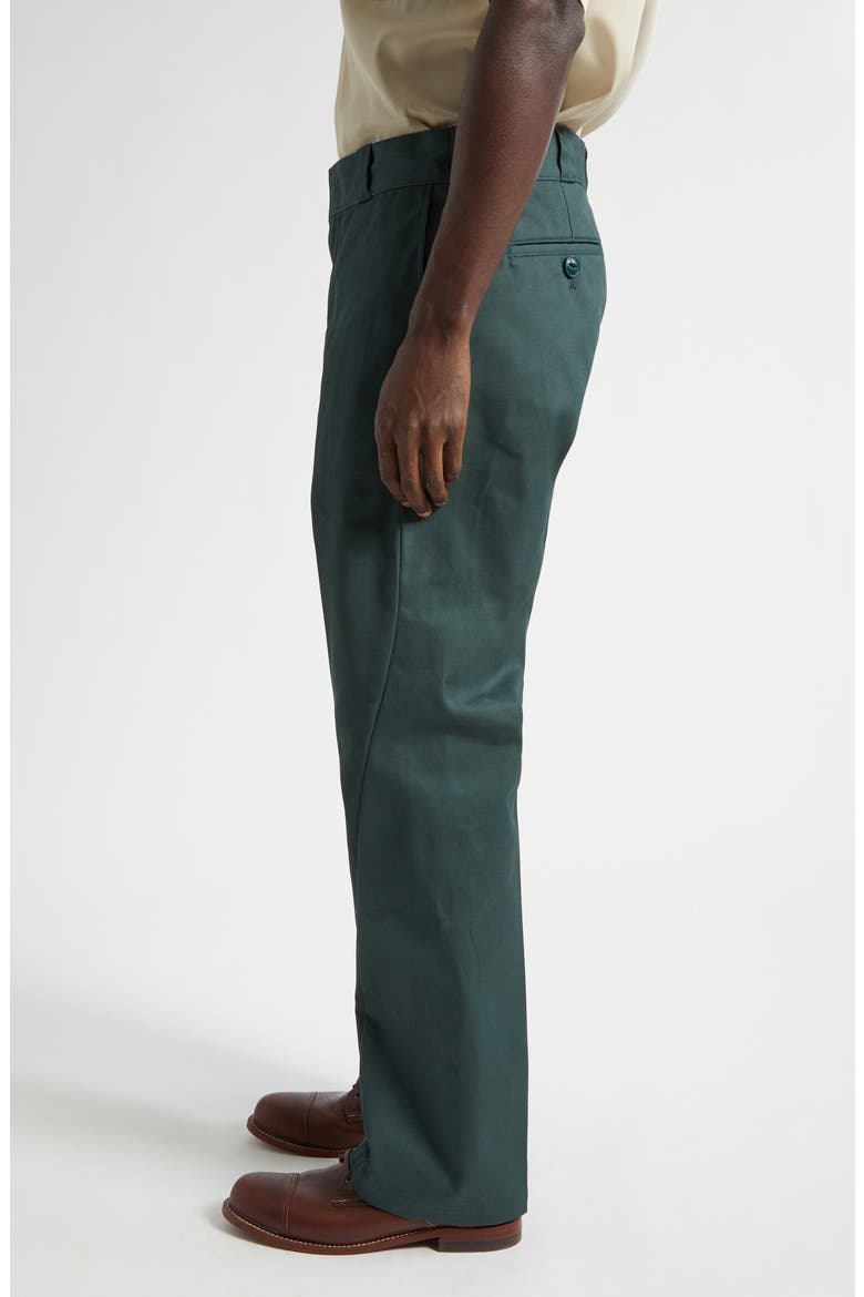 x Dickies Twill Work Pants, Alternate, color, DARK GREEN