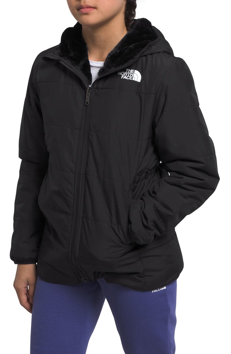 The North Face Kids' Mossbud Reversible Water Repellent Parka, Main, color, 