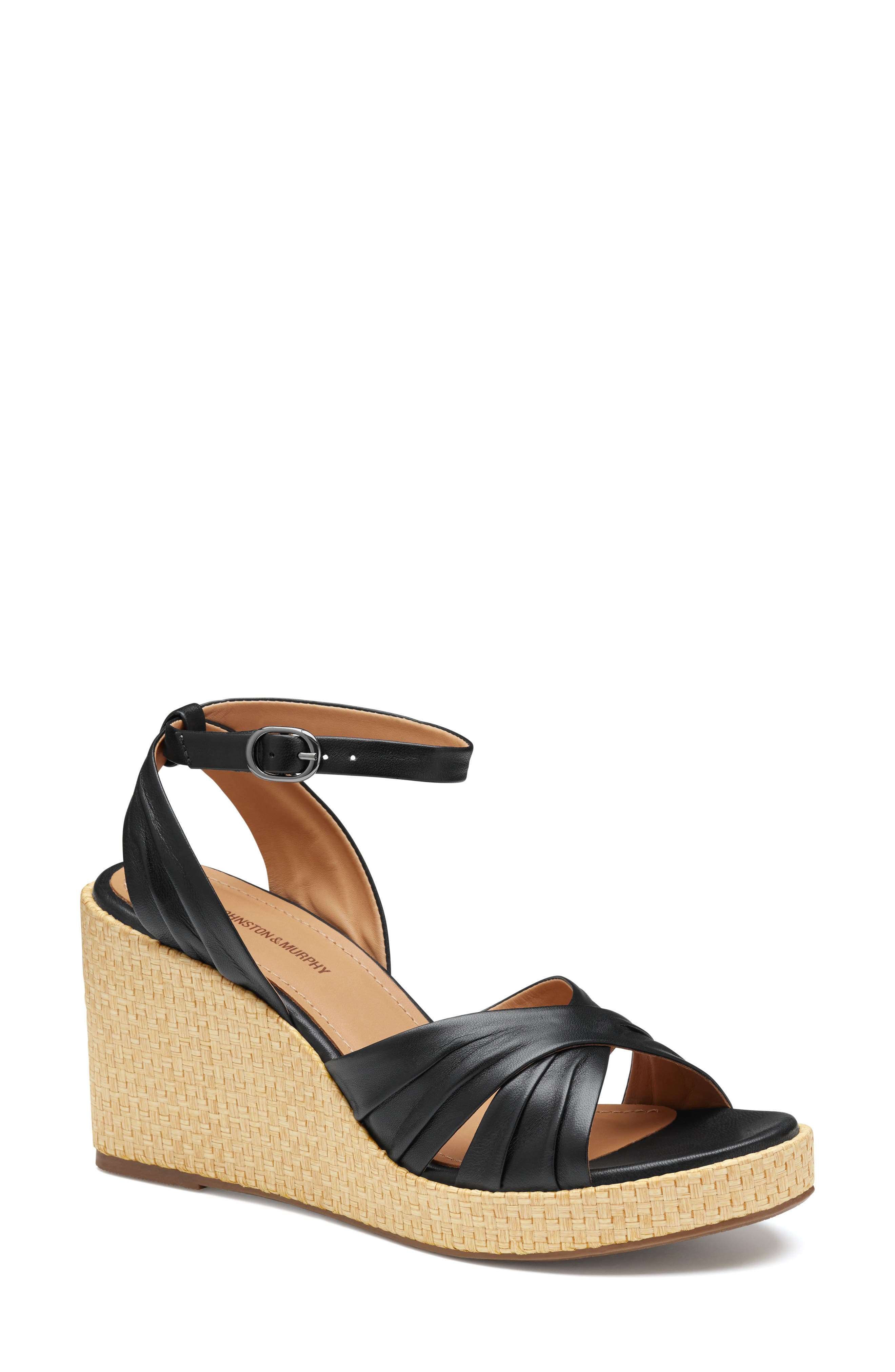 Johnston & Murphy Marcia Platform Wedge Sandal (Women)