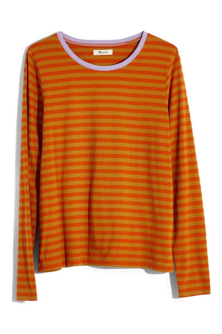Northside Long Sleeve Vintage Tee in Driggs Stripe, Alternate, color, MAPLE GLOW WATERLOO STRIPE
