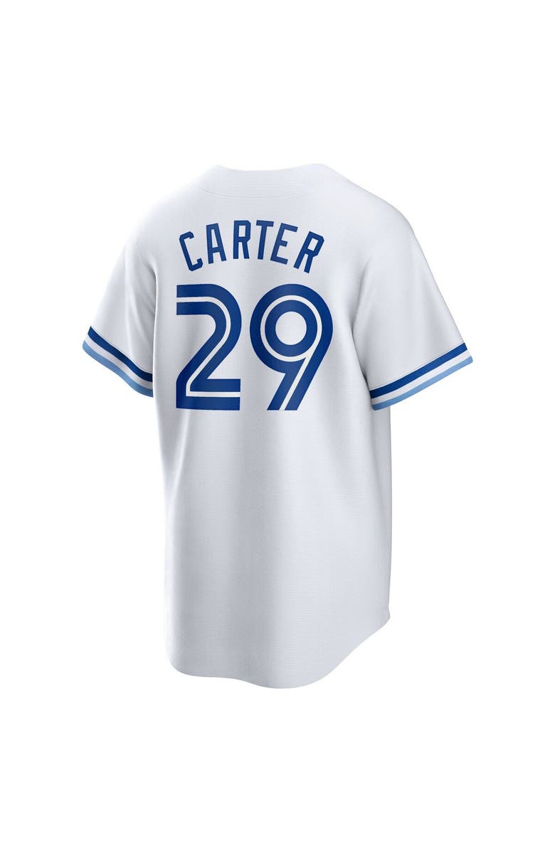 Nike Men's Nike Joe Carter White Toronto Blue Jays Home Cooperstown Collection Player Jersey, Alternate, color,