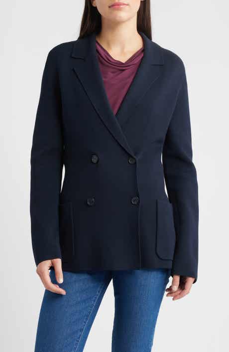 Fibrinta Double Breasted Knit Jacket