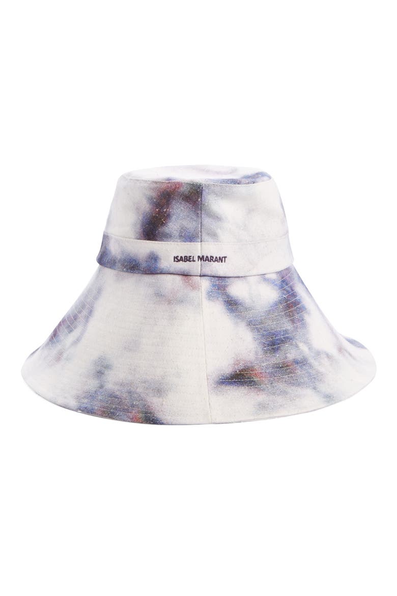 Noliae Slouchy Tie Dye Bucket Hat, Alternate, color, BLUE