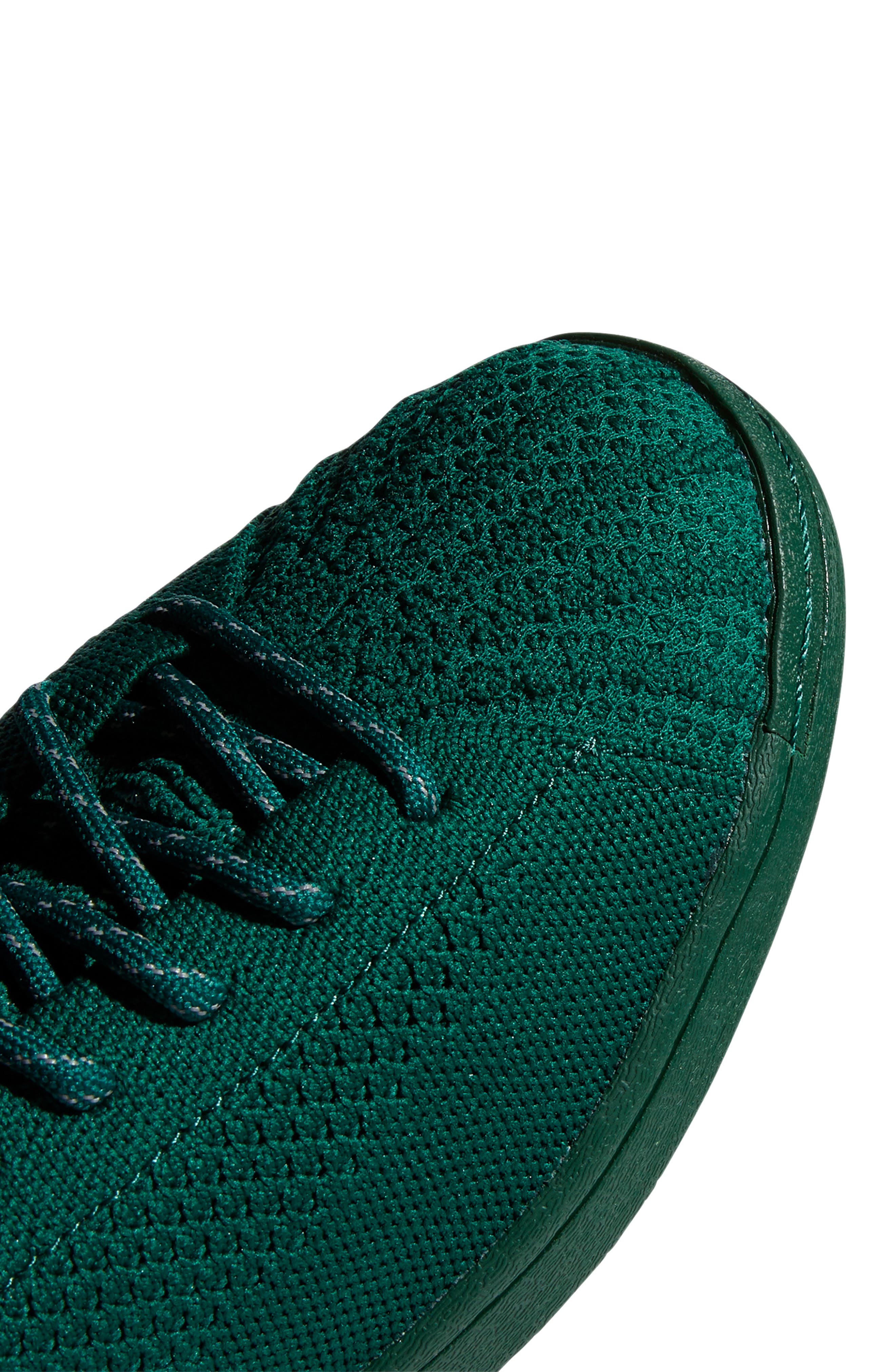 x Pharrell Williams Superstar Woven Sneaker, Alternate, color, DARK GREEN/ SKY TINT