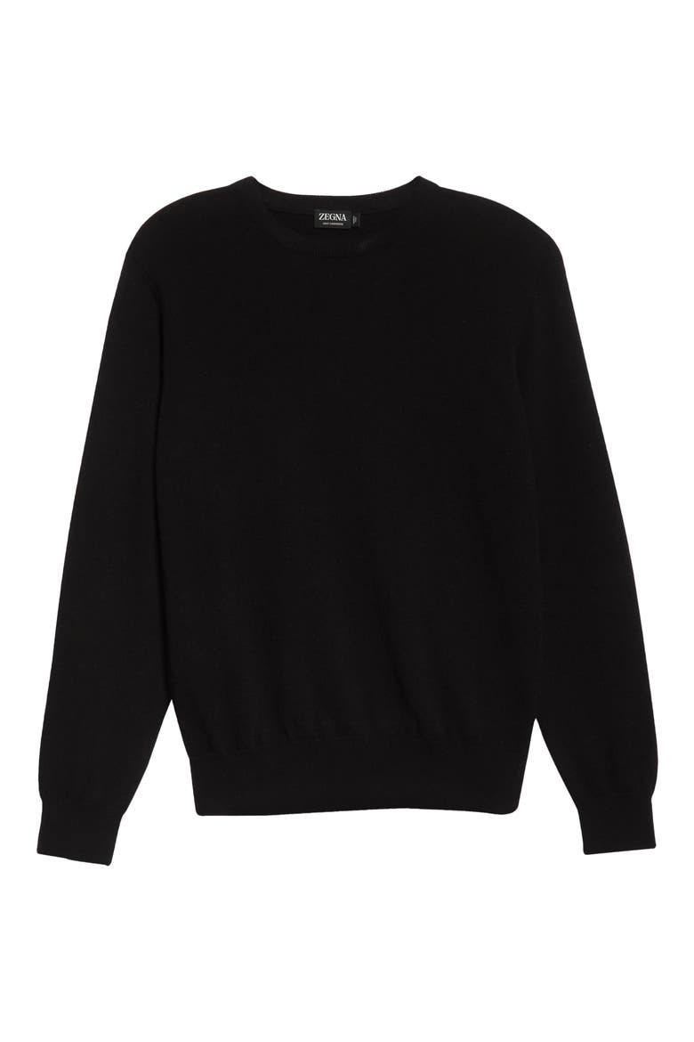 Oasi Cashmere Sweater, Alternate, color, BLACK