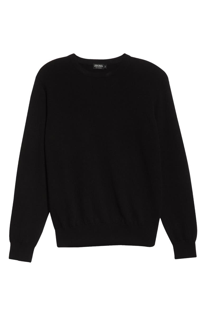 ZEGNA Oasi Cashmere Sweater, Alternate, color, Black