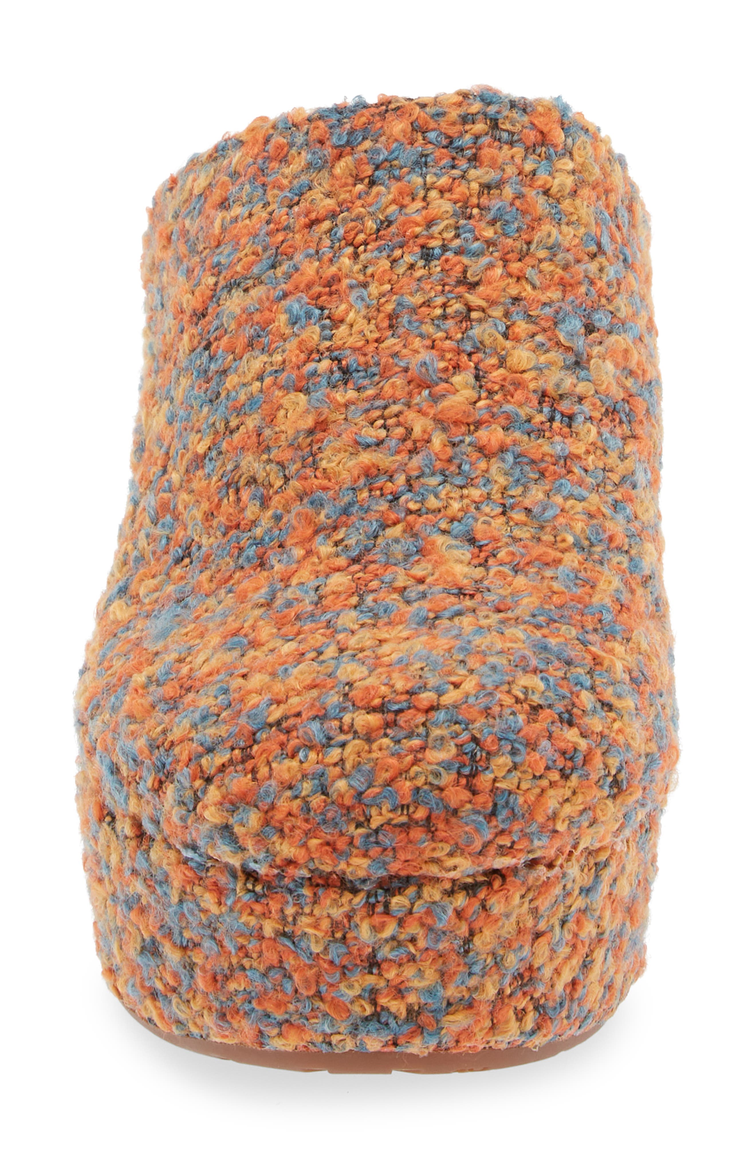 Chocolat Blu Gertie Platform Clog, Alternate, color, Rust Multi Tweed