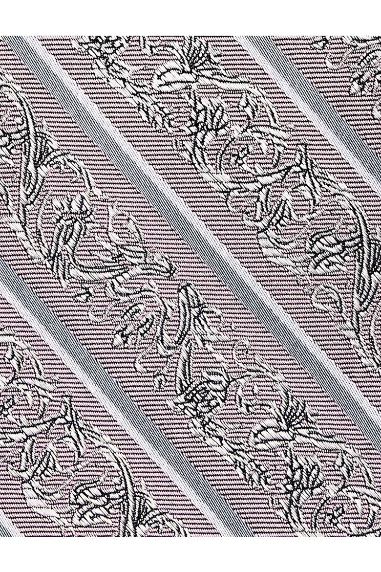 Big & Tall Striped Silk Tie, Alternate, color, PINK