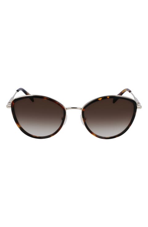Roseau 54mm Gradient Cat Eye Sunglasses
