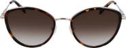 Longchamp Roseau 54mm Gradient Cat Eye Sunglasses