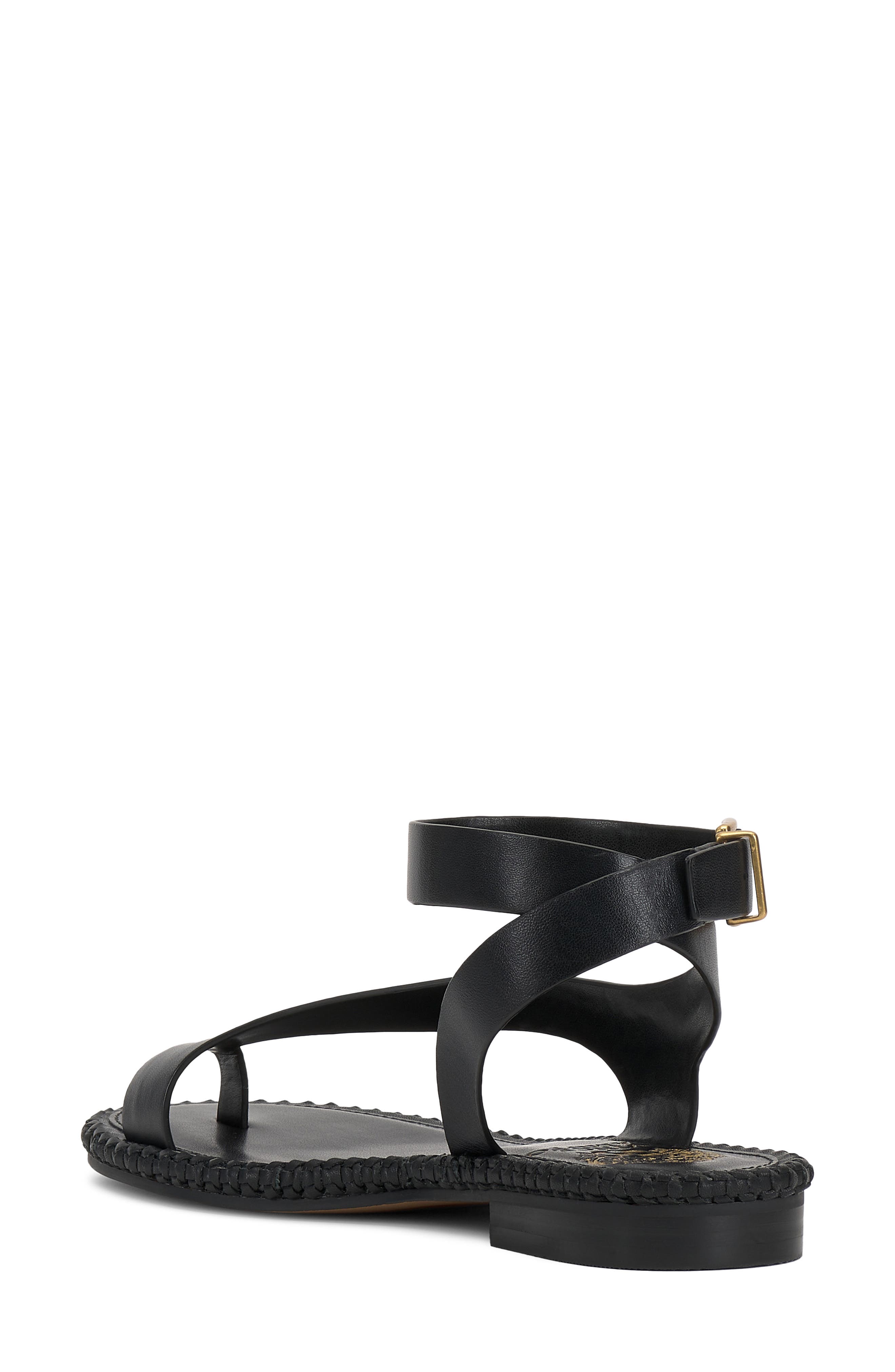 Vince Camuto Libahs Ankle Strap Sandal, Alternate, color, Black
