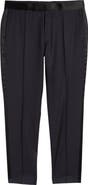 BOSS Genius Slim Fit Navy Virgin Wool Tuxedo Pants