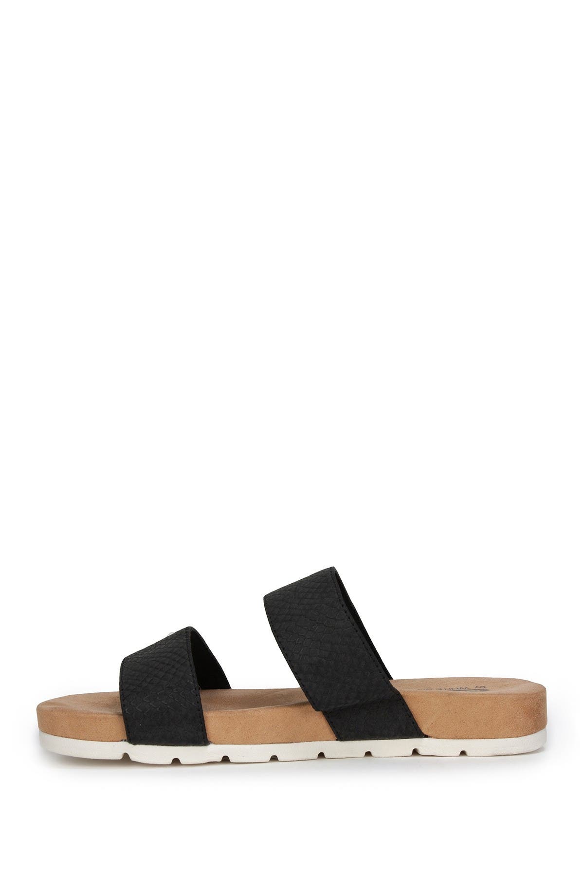 CLIFFS BY WHITE MOUNTAIN Tahlie Slide Sandal, Alternate, color, Black/Es-Print