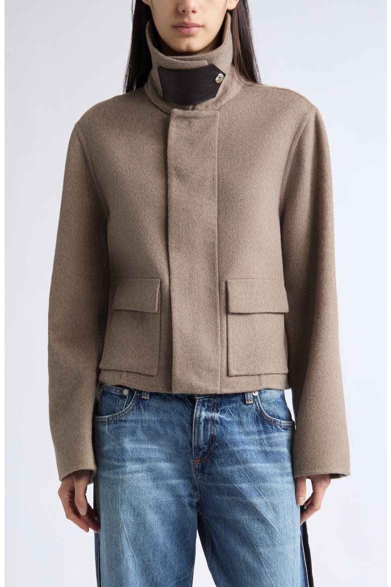 The Remi Wool Jacket, Main, color, TRUFFLE