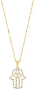 EFFY Diamond Hamsa Pendant Necklace