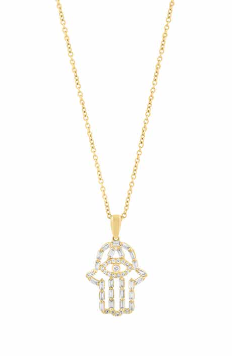 EFFY Diamond Hamsa Pendant Necklace