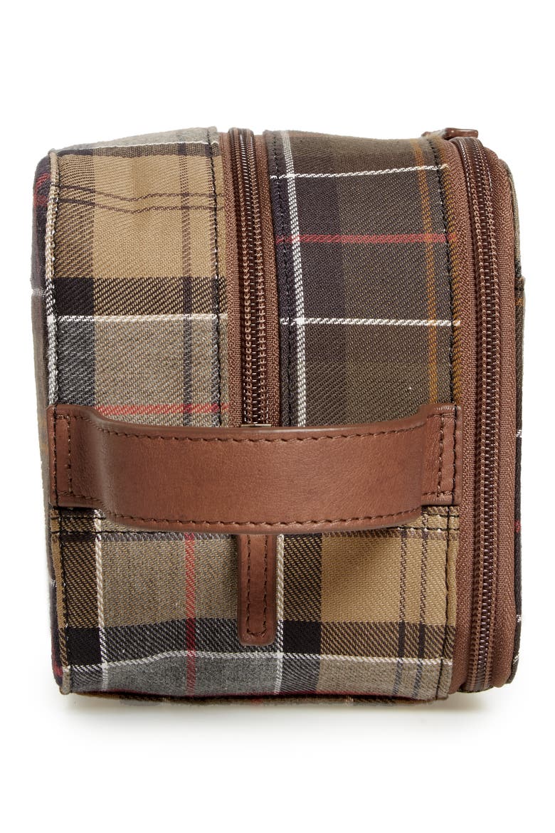 Mixed Tartan Dopp Kit, Alternate, color, MIXED TARTAN