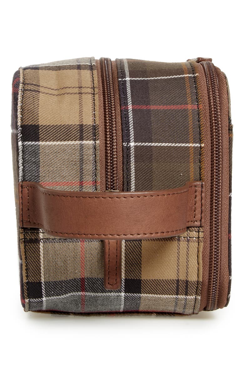 Barbour Mixed Tartan Dopp Kit, Alternate, color, 