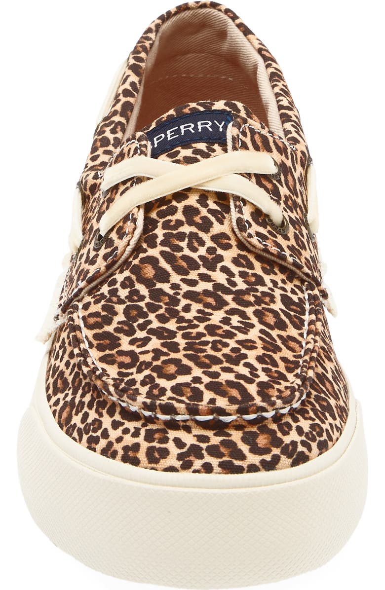 Sperry Kids' Bahama Platform Slip-On Sneaker, Alternate, color, Cheetah