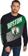 TOMMY JEANS Men's Tommy Jeans Black Boston Celtics Lucas Long Sleeve T-Shirt