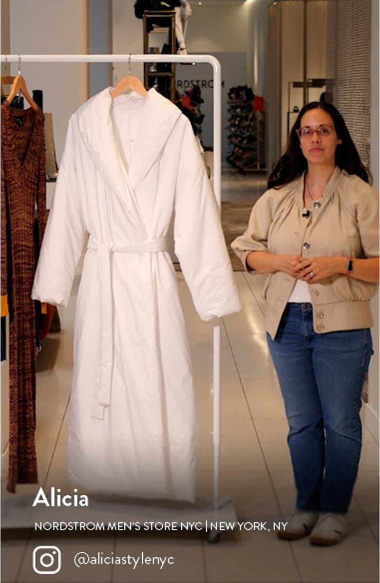 Cotton Duvet Robe, sales video thumbnail