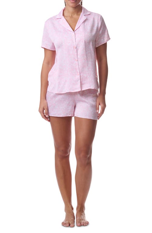 Splendid Boxer Shorts Pajamas In Daisy Toss