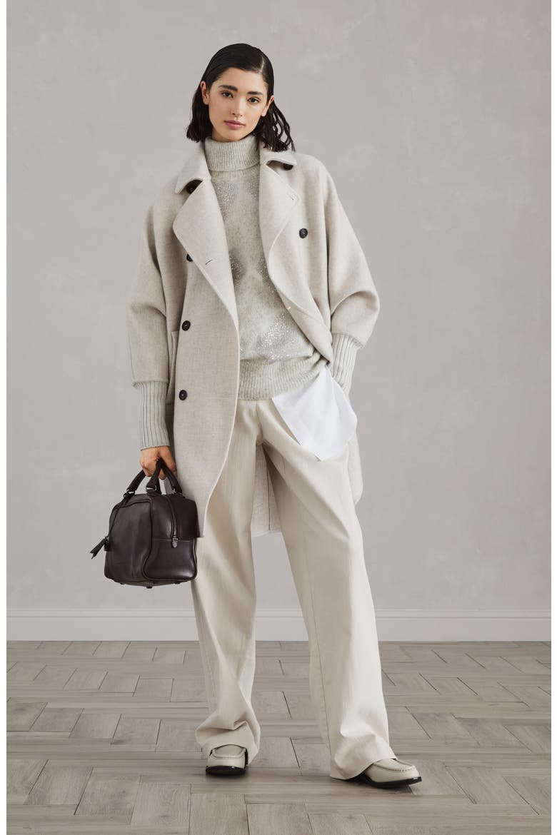 Handcrafted coat, Alternate, color, Pearl Grey
