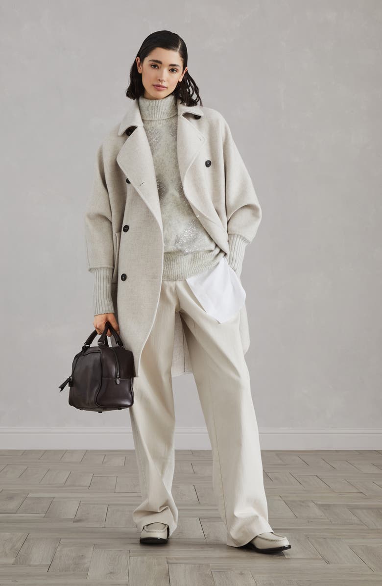 Brunello Cucinelli Handcrafted coat, Alternate, color, 