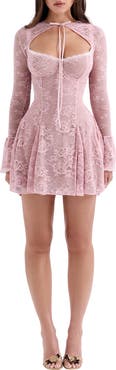 HOUSE OF CB Alice Underwire Lace Minidress & Bolero