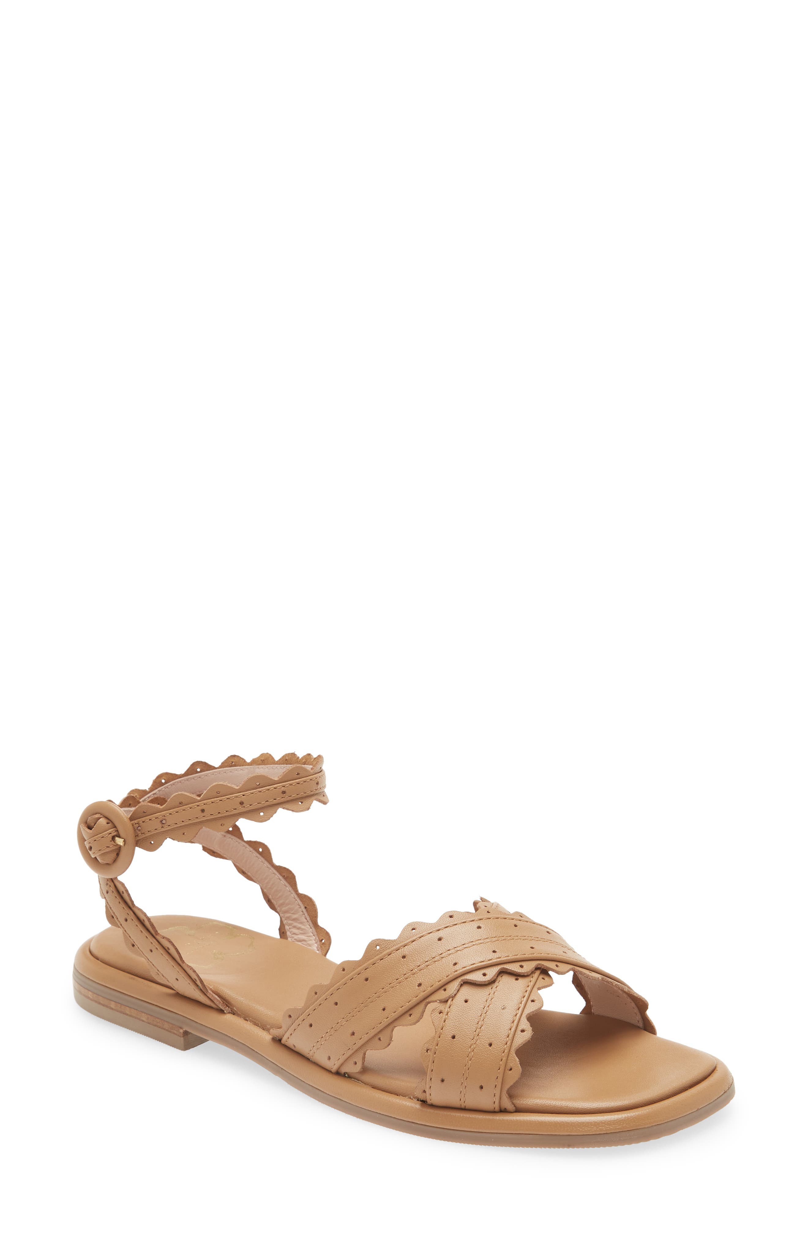 Ted Baker London Taymiah Scalloped Sandal, Main, color, 