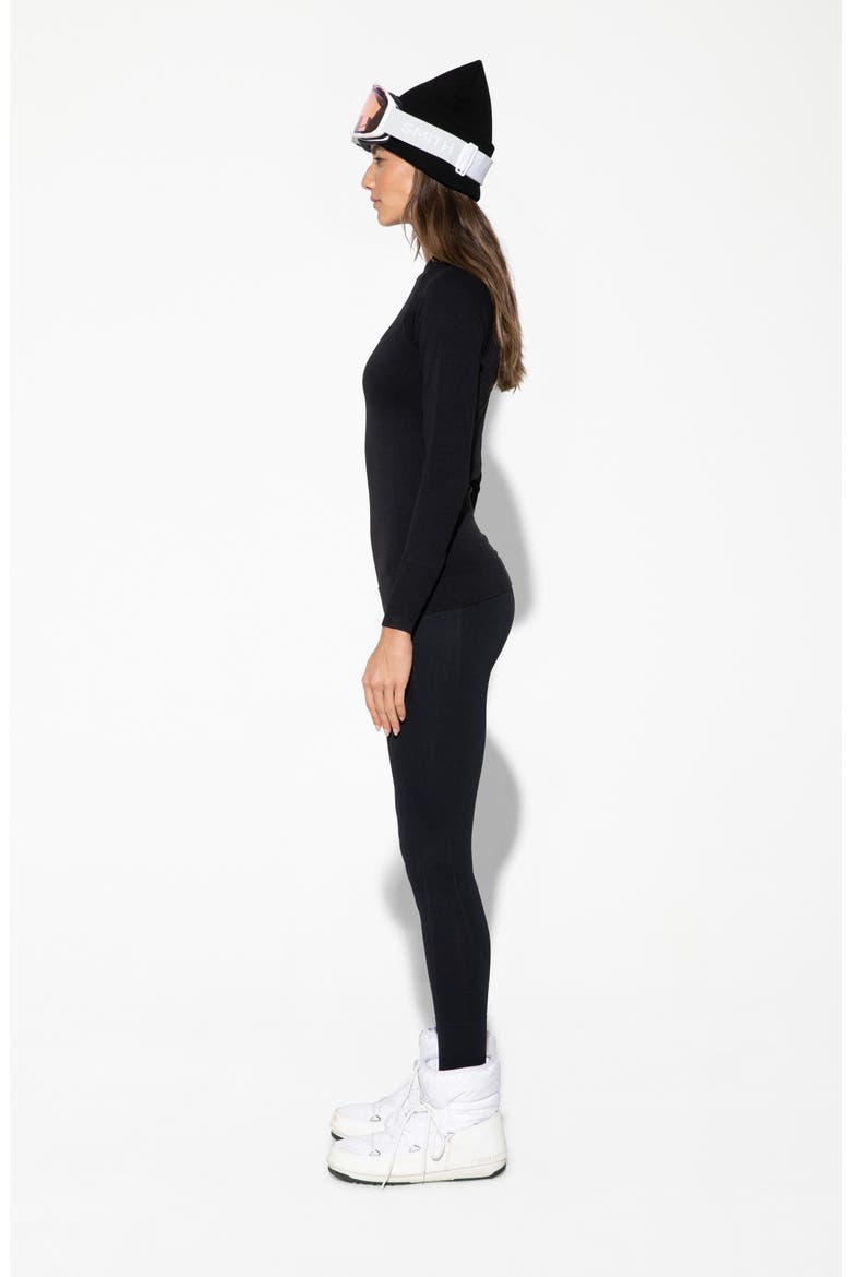 Johnson Mock Neck Top, Alternate, color, BLACK