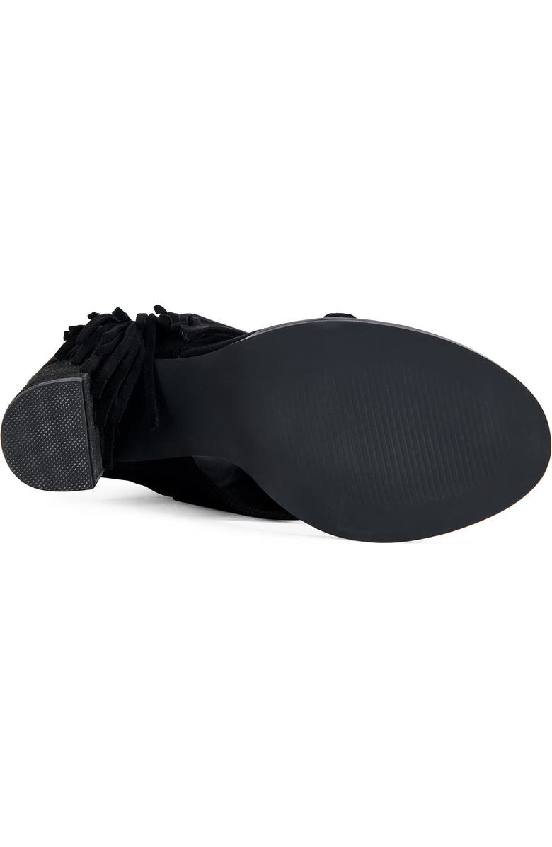 AZALEA WANG Paco Block Bootie, Alternate, color, Black