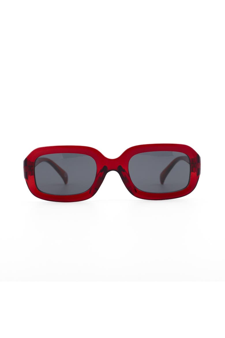 After Hours Sunglasses, Main, color, Blood Red