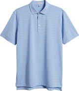 Peter Millar Drum Stripe Performance Jersey Polo