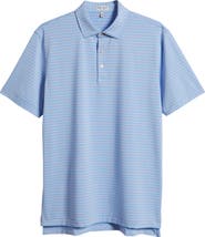 Peter Millar Drum Stripe Performance Jersey Polo