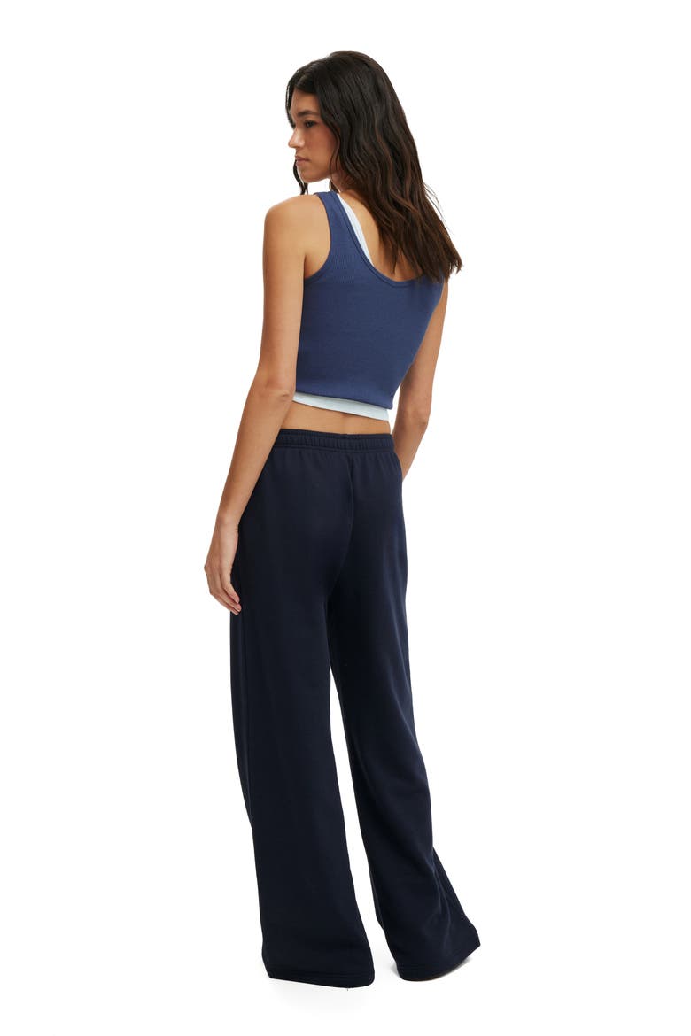 Women's Wide Leg Sweatpant, Alternate, color, Total Eclipse